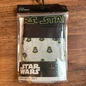 Star Wars Men’s Boxer Briefs Underwear Darth Vader Size Medium New